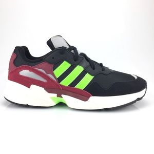 Adidas Mens Yung 96 Black Green Red New